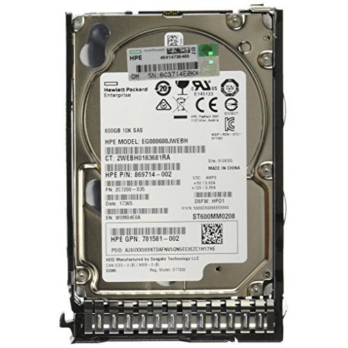 에이치피 HP Hewlett Packard Office 2.5-Inch 600 GB SCSI Hot-Swap Hard Drive 781516-B21 Black