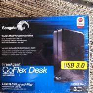 HP Sealed Freeagent Goflex 3 Tb,External,3000 Rpm Stac3000101 Hard Drive