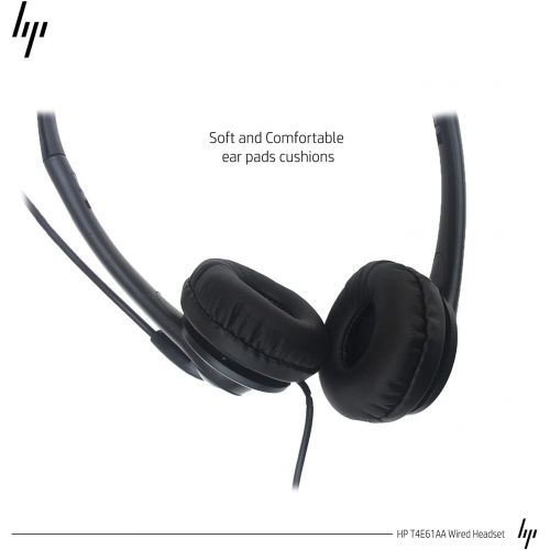 에이치피 HP Wired Mic Headset w/Microphone for PC (3.5mm Stereo Connector)