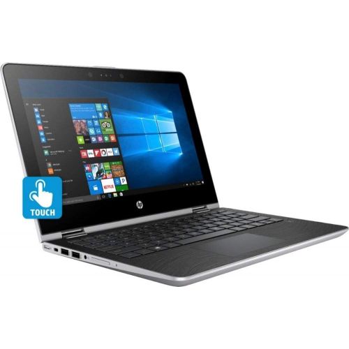 에이치피 HP Pavilion x360, Premium 2019 Flagship 11.6 inch HD IPS Touchscreen 2 in 1 Laptop, Intel Quad-Core Pentium Silver N5000, 4GB DDR4, 500GB HDD, HD Webcam Bluetooth 4.2 802.11ac USB