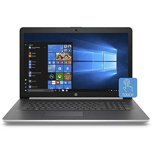 에이치피 2020 HP 17.3 Touchscreen Laptop Computer/ Intel Quad-Core i5-8265U Up to 3.9GHz/ 8GB DDR4 RAM/ 256GB PCIe SSD/ DVD/ Bluetooth 4.2/ AC WiFi/ USB 3.1/ HDMI/ Windows 10 Home/ Silver