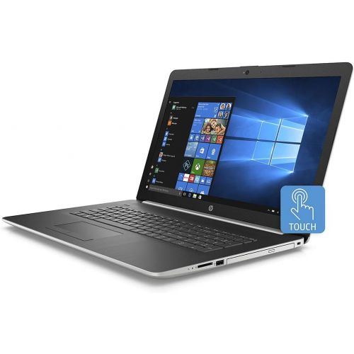 에이치피 2020 HP 17.3 Touchscreen Laptop Computer/ Intel Quad-Core i5-8265U Up to 3.9GHz/ 8GB DDR4 RAM/ 256GB PCIe SSD/ DVD/ Bluetooth 4.2/ AC WiFi/ USB 3.1/ HDMI/ Windows 10 Home/ Silver