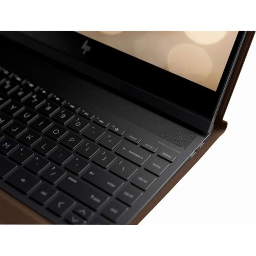 에이치피 HP - Spectre Folio Leather 2-in-1 13.3 Touch-Screen Laptop - Intel Core i7 - 8GB Memory - 256GB Solid State Drive - Cognac Brown