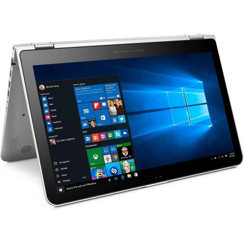 에이치피 HP Envy X360 Backlit Keyboard 2-in-1 Convertible 15.6 inch Full HD Flagship Touchscreen Laptop PC| Intel Core i7-6500U Dual-Core| 8GB DDR3| 256GB SSD| WIFI| Windows 10 (Silver)