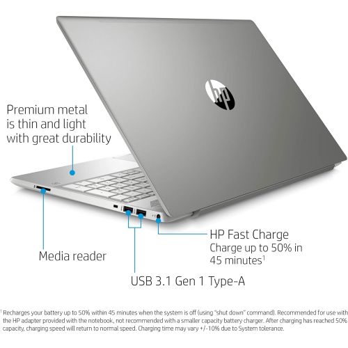 에이치피 HP Pavilion 15.6-inch Touchscreen FHD(1920x1080) IPS Laptop PC, 10th Gen Quad Core Intel i7-1065G7 Processor, 12GB DDR4, 1TB HDD, Bluetooth, HDMI, B&O Play Audio, Backlit Keyboard,