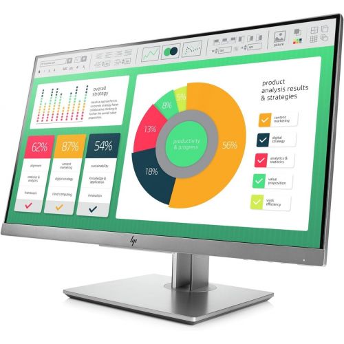 에이치피 HP EliteDisplay E223 | 22 Monitor | HD IPS Screen | Silver | 1FH45A8