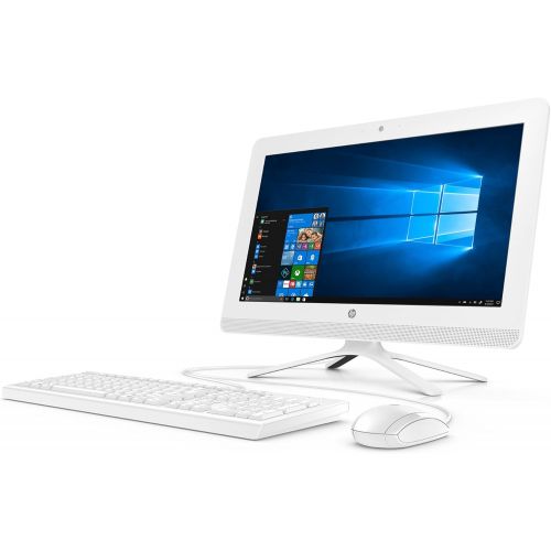 에이치피 [아마존베스트]HP 20-inch All-in-One Computer, Intel Celeron J4005, 4GB RAM, 1TB Hard Drive, Windows 10 (20-c410, White) - 3KZ89AA#ABA