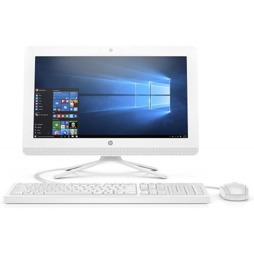 에이치피 [아마존베스트]HP 20-inch All-in-One Computer, Intel Celeron J4005, 4GB RAM, 1TB Hard Drive, Windows 10 (20-c410, White) - 3KZ89AA#ABA