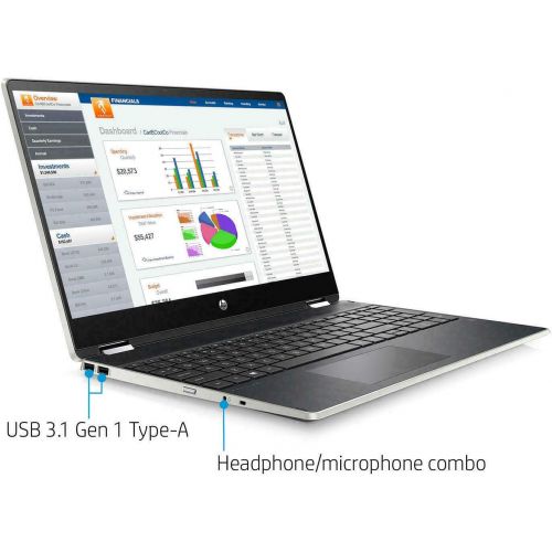 에이치피 [아마존베스트]2020 HP Pavilion 15.6 2-in-1 Convertible HD Touchscreen Laptop Intel Core i5-10210U 8GB DDR4 512GB M.2 SSD Windows 10