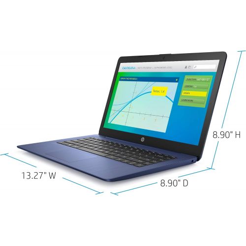에이치피 [아마존베스트]HP Stream 14-inch Laptop, Intel Celeron N4000, 4 GB RAM, 64 GB eMMC, Windows 10 Home in S Mode with Office 365 Personal for 1 Year (14-cb185nr, Royal Blue)