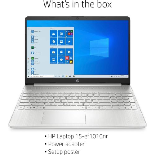 에이치피 [아마존베스트]HP 15-inch Touchscreen Laptop, AMD Athlon Gold 3150U, 4 GB RAM, 128 GB SSD, Windows 10 Home in S Mode (15-ef1010nr, Natural Silver)