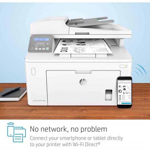 에이치피 [아마존베스트]HP Laserjet Pro M148dw All-in-One Wireless Monochrome Laser Printer, Mobile & Auto Two-Sided Printing, Works with Alexa (4PA41A)