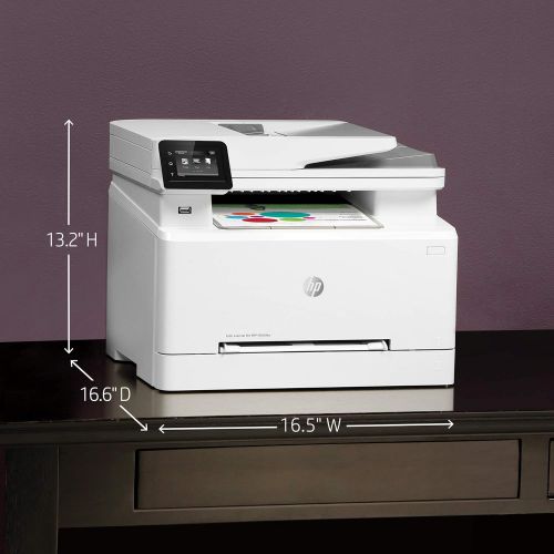 에이치피 [아마존베스트]HP Color LaserJet Pro M283fdw Wireless All-in-One Laser Printer, Remote Mobile Print, Scan & Copy, Duplex Printing, Works with Alexa (7KW75A)