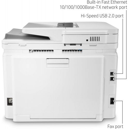 에이치피 [아마존베스트]HP Color LaserJet Pro M283fdw Wireless All-in-One Laser Printer, Remote Mobile Print, Scan & Copy, Duplex Printing, Works with Alexa (7KW75A)