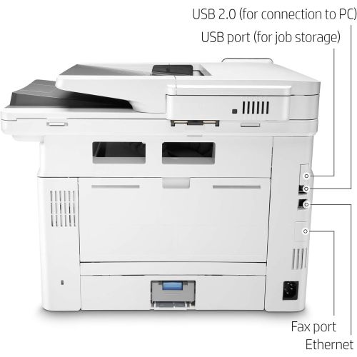 에이치피 [아마존베스트]HP LaserJet Pro Multifunction M428fdn with Built-in Ethernet & Duplex Printing, Works with Alexa (W1A29A)