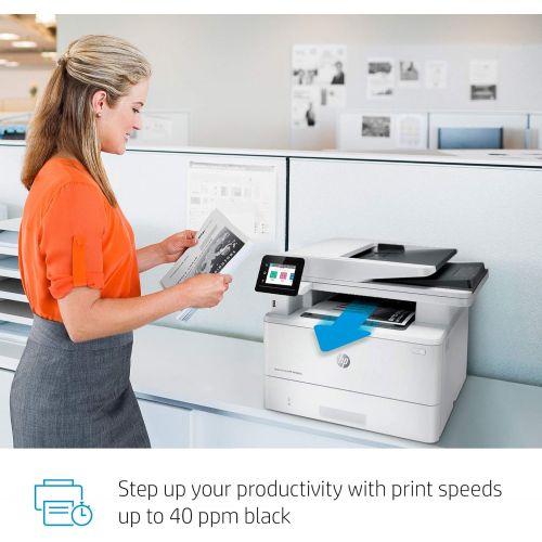 에이치피 [아마존베스트]HP LaserJet Pro Multifunction M428fdn with Built-in Ethernet & Duplex Printing, Works with Alexa (W1A29A)