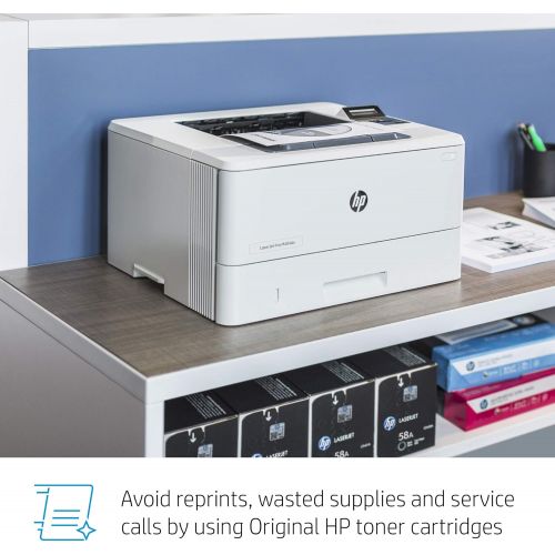 에이치피 [아마존베스트]HP LaserJet Pro M404dn Monochrome Laser Printer with Built-In Ethernet & Double-Sided Printing, Works with Alexa (W1A53A)