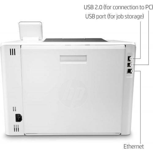 에이치피 [아마존베스트]HP Color LaserJet Pro M454dw Wireless Laser Printer, Double-Sided & Mobile Printing, Security Features, Works with Alexa (W1Y45A)