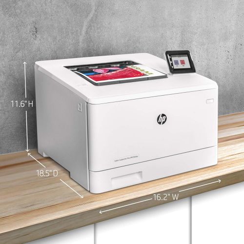 에이치피 [아마존베스트]HP Color LaserJet Pro M454dw Wireless Laser Printer, Double-Sided & Mobile Printing, Security Features, Works with Alexa (W1Y45A)