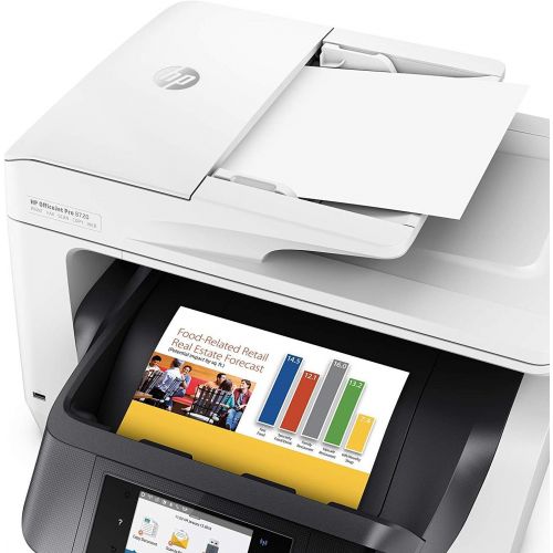 에이치피 [아마존베스트]HP OfficeJet Pro 8720 All-in-One Wireless Printer, HP Instant Ink or Amazon Dash replenishment ready - White (M9L75A)