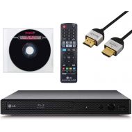 [아마존베스트]LG BP350 Blu-Ray Disc Player with Built-in Wi-Fi - Amazon, Netflix, YouTube + Remote Control + NeeGo High-Speed HDMI Cable W/Ethernet NeeGo Lens Cleaner