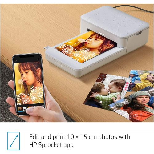 에이치피 [아마존베스트]HP Sprocket Studio 4x6” Instant Photo Printer  Print Photos from Your iOS, Android Devices & Social Media