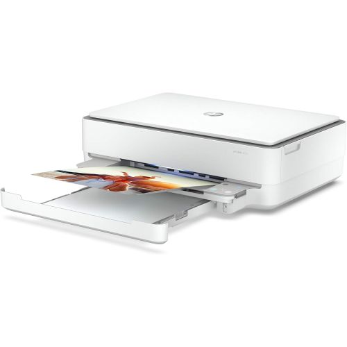 에이치피 [아마존베스트]HP ENVY 6055 Wireless All-in-One Printer, Mobile Print, Scan & Copy, Works with Alexa (5SE16A)