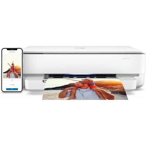 에이치피 [아마존베스트]HP ENVY 6055 Wireless All-in-One Printer, Mobile Print, Scan & Copy, Works with Alexa (5SE16A)