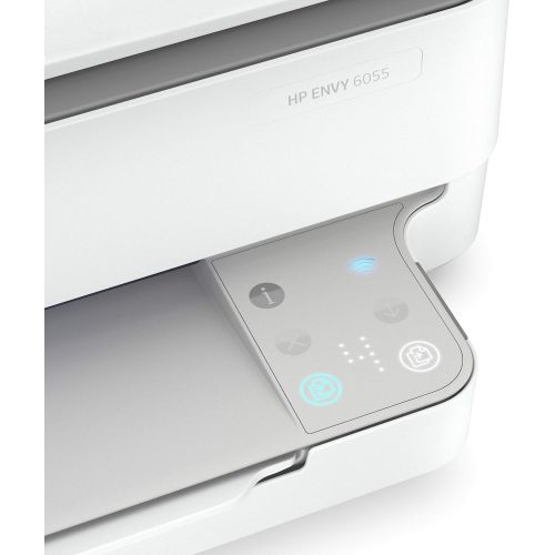 에이치피 [아마존베스트]HP ENVY 6055 Wireless All-in-One Printer, Mobile Print, Scan & Copy, Works with Alexa (5SE16A)