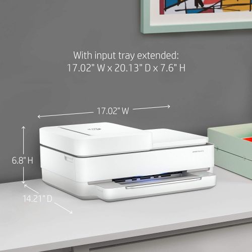 에이치피 [아마존베스트]HP ENVY Pro 6455 Wireless All-in-One Printer, Mobile Print, Scan & Copy, Auto Document Feeder, Works with Alexa (5SE45A)