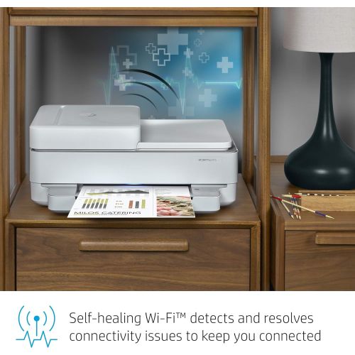 에이치피 [아마존베스트]HP ENVY Pro 6455 Wireless All-in-One Printer, Mobile Print, Scan & Copy, Auto Document Feeder, Works with Alexa (5SE45A)