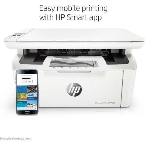 에이치피 [아마존베스트]HP LaserJet Pro M29w Wireless All-in-One Laser Printer, Works with Alexa (Y5S53A)