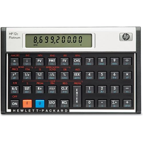 에이치피 [아마존베스트]HP F2231AA 12c Platinum Financial Calculator, 10-Digit LCD