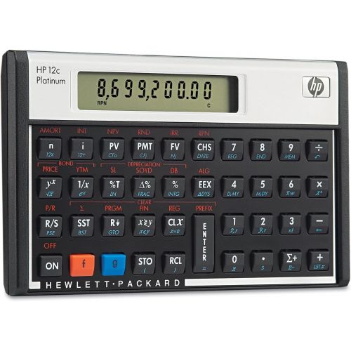 에이치피 [아마존베스트]HP F2231AA 12c Platinum Financial Calculator, 10-Digit LCD