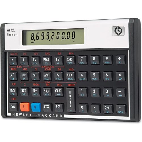 에이치피 [아마존베스트]HP F2231AA 12c Platinum Financial Calculator, 10-Digit LCD