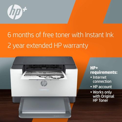 에이치피 HP LaserJet M209dwe Wireless Monochrome Printer with built-in Ethernet & fast 2-sided printing, HP+ and bonus 6 months Instant Ink (6GW62E)