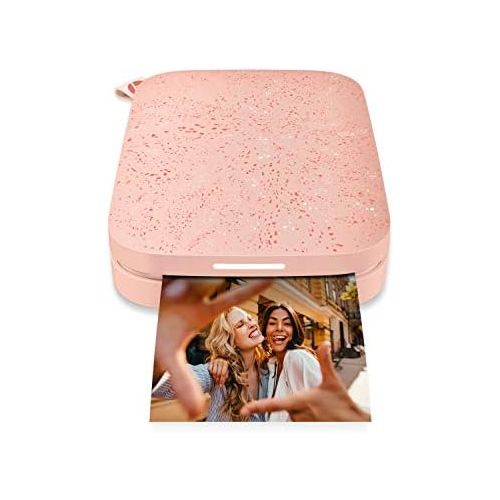 에이치피 HP Sprocket Portable 2x3 Instant Photo Printer (Blush) Print Pictures on Zink Sticky-Backed Paper from your iOS & Android Device.