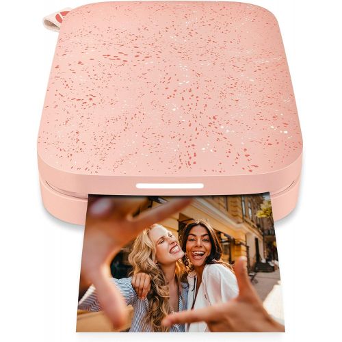 에이치피 HP Sprocket Portable 2x3 Instant Photo Printer (Blush) Print Pictures on Zink Sticky-Backed Paper from your iOS & Android Device.