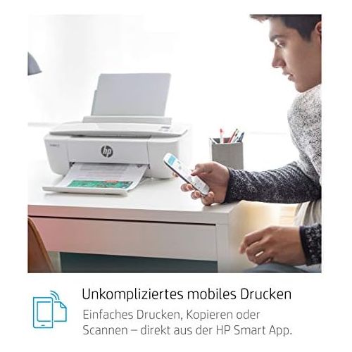에이치피 [아마존베스트]HP DeskJet Multifunction Printer (Print, Scan, Copy, Wi-Fi, Airprint, 3-Month Free Trial of HP Instant Ink) A4