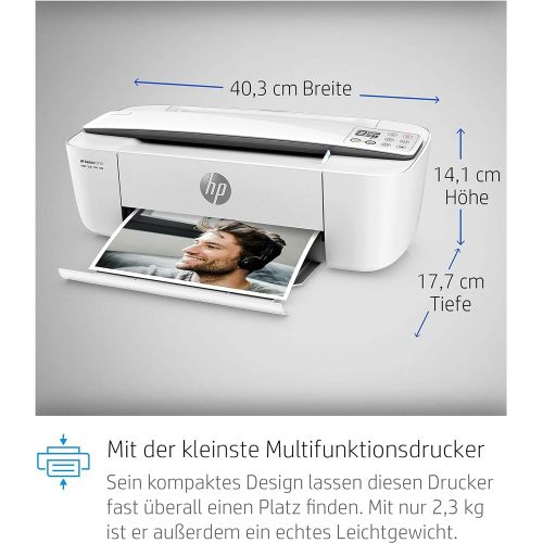 에이치피 [아마존베스트]HP DeskJet Multifunction Printer (Print, Scan, Copy, Wi-Fi, Airprint, 3-Month Free Trial of HP Instant Ink) A4