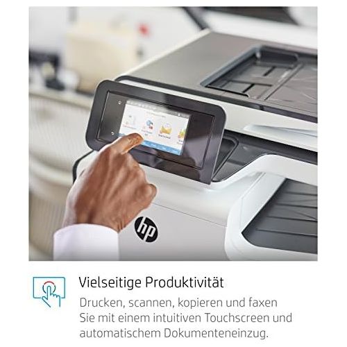 에이치피 [아마존베스트]HP PageWide Pro 477dw (D3Q20B) Multifunktionsdrucker (A4, Drucker, Scanner, Kopierer, Duplex, Fax, WLAN, LAN, Airprint, Cloud Print, USB, 2400 x 1200 dpi) weiss