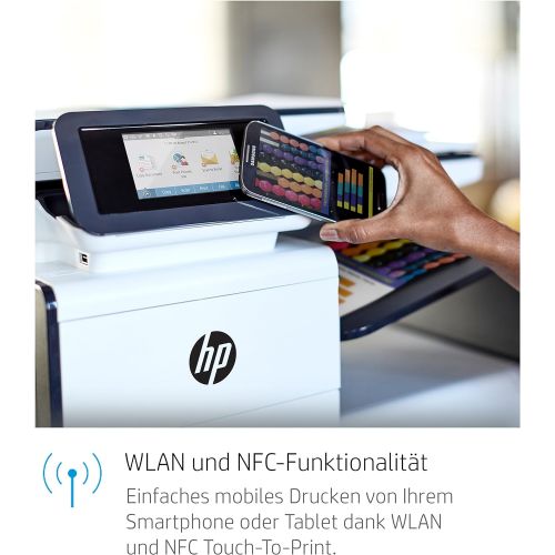 에이치피 [아마존베스트]HP PageWide Pro 477dw (D3Q20B) Multifunktionsdrucker (A4, Drucker, Scanner, Kopierer, Duplex, Fax, WLAN, LAN, Airprint, Cloud Print, USB, 2400 x 1200 dpi) weiss