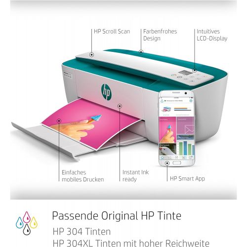 에이치피 [아마존베스트]HP DeskJet Multifunction Printer (Print, Scan, Copy, Wi-Fi, Airprint, 3-Month Free Trial of HP Instant Ink) A4