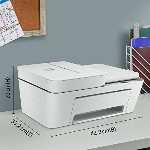 에이치피 [아마존베스트]HP DeskJet Wireless Multifunctional Printer (Printer, Scanner, Copier, Airprint, Instant Ink Ready), White / Blue