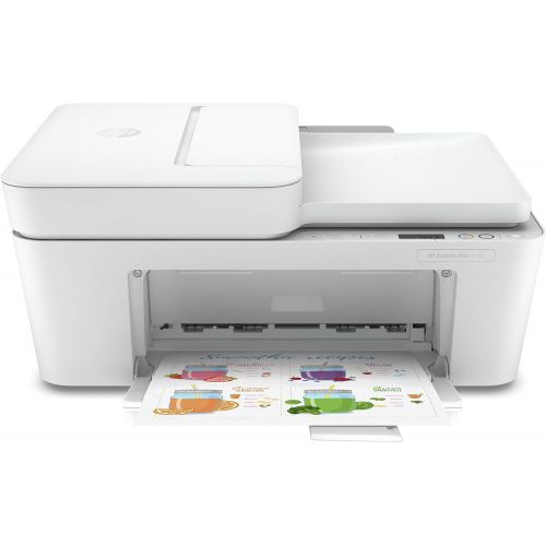 에이치피 [아마존베스트]HP DeskJet Wireless Multifunctional Printer (Printer, Scanner, Copier, Airprint, Instant Ink Ready), White / Blue