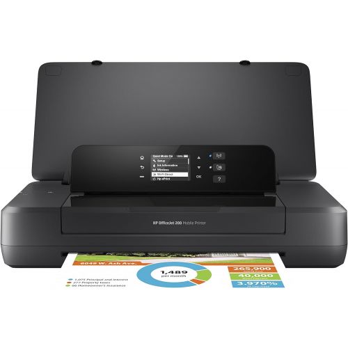 에이치피 [아마존베스트]HP OfficeJet 200 mobile inkjet printer (A4, printer, WLAN, HP ePrint, Airprint, USB, 4800 x 1200 dpi) black