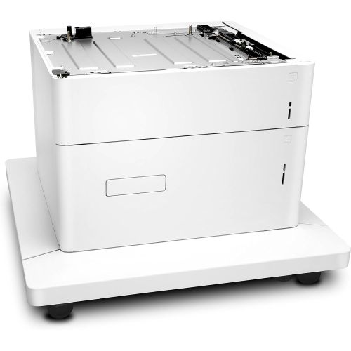 에이치피 HP P1B12A Paper Feeder and Stand - Printer Base with Media Feeder - 2550 Sheets in 2 Tray(s) - for Color Laserjet Enterprise M652, M653, Laserjet Ente