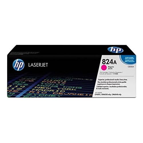 에이치피 HP 824A (CB383A) Magenta Original Toner Cartridge for HP Color LaserJet CP6015 CM6030 CM6040