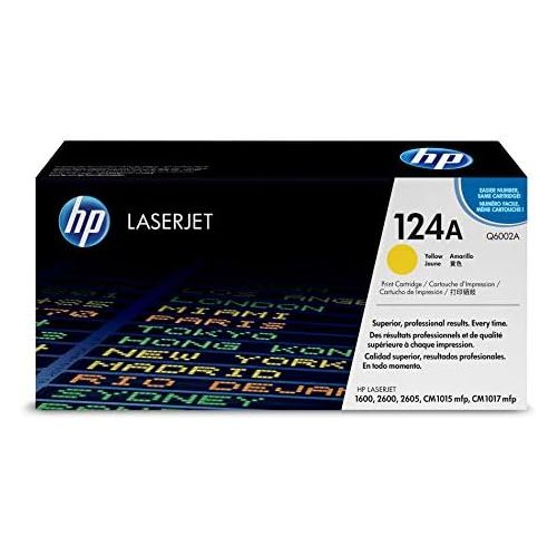 에이치피 HP Color LaserJet Q6002A Yellow Toner Cartridge (Q6002A)