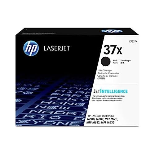 에이치피 HP 37X (CF237X) High Yield Black High Yield Original LaserJet Toner Cartridge